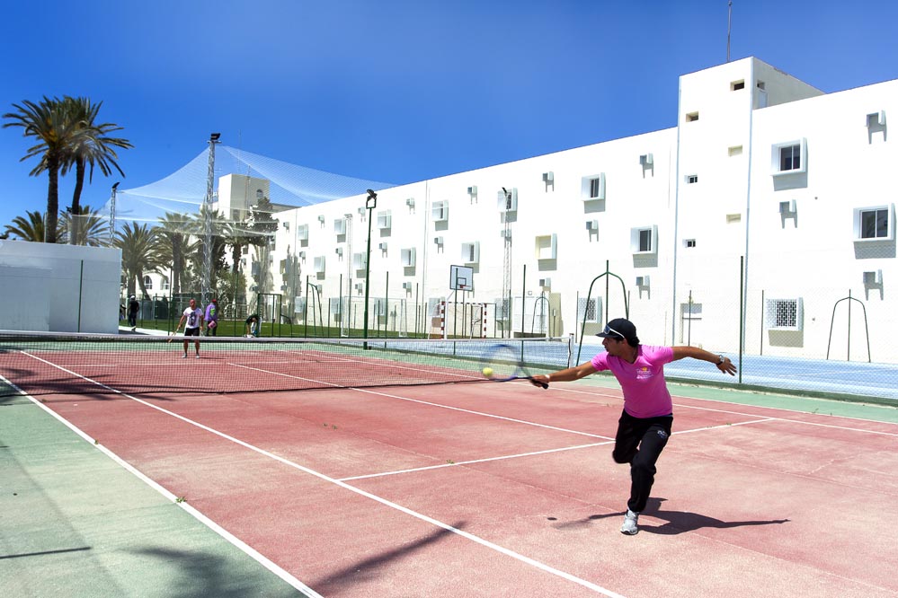 Der Tennisplatz